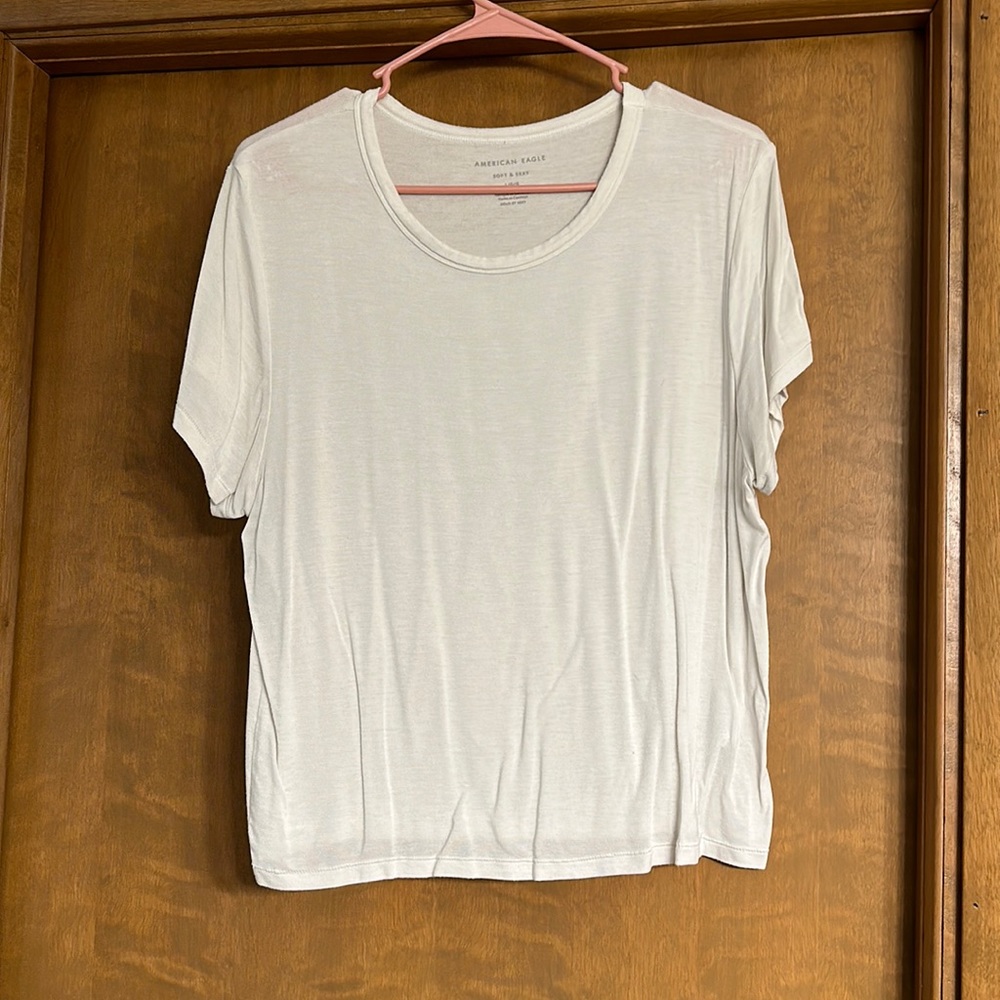 American Eagle Swoop neck tee